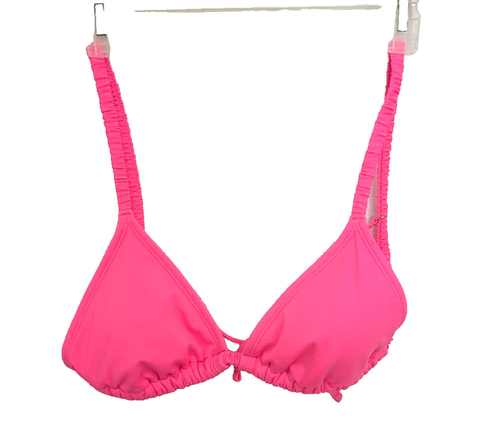 Womens Bikini Top Strappy Tie Back Pink Medium Beach Cruise Resort Swimwear15